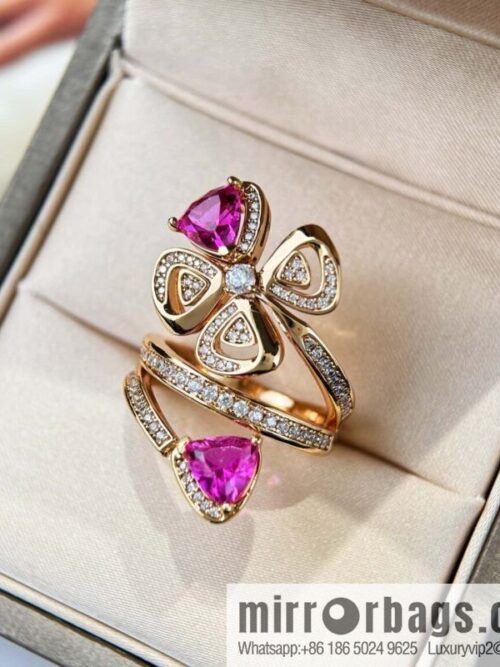 wsxc1740416184834_0-800x8000p02cx5kshc1694_20250625102024.jpg ❗️New ❗️ ☀ BVLGARI DIVAS\'DREAM Ruby Clover Ring ☀️