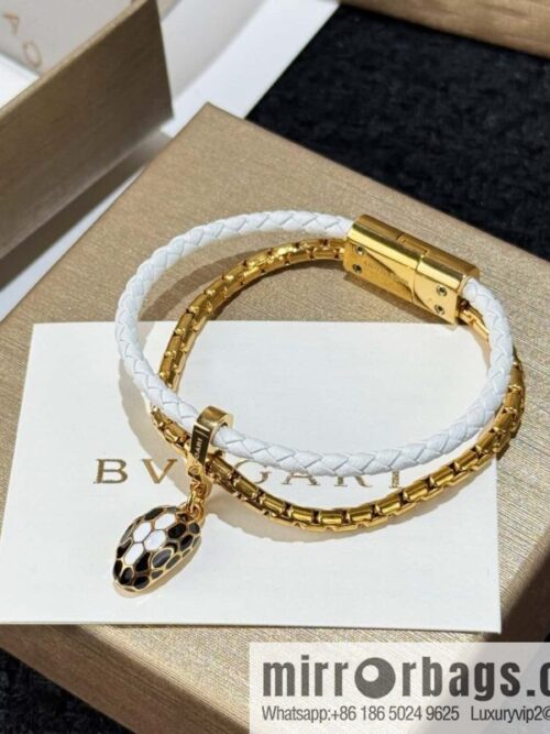 wsxc1741009480314_0-800x800zdmweplnlx01034_20250625100001.jpg ❗️New ❗️ 7 color ☀ BVLGARI SERPENTI FOREVER series snakehead double leather rope bracelet bracelet ☀️