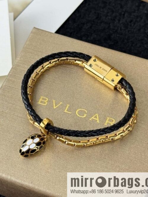 wsxc1741009481692_0-800x800pbewnfgatqa1017_20250625095932.jpg ❗️New ❗️ 7 color ☀ BVLGARI SERPENTI FOREVER series snakehead double leather rope bracelet bracelet ☀️