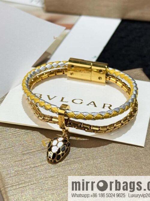 wsxc1741009483393_4-800x800043uo1u5uci1000_20250625095903.jpg ❗️New ❗️ 7 color ☀ BVLGARI SERPENTI FOREVER series snakehead double leather rope bracelet bracelet ☀️