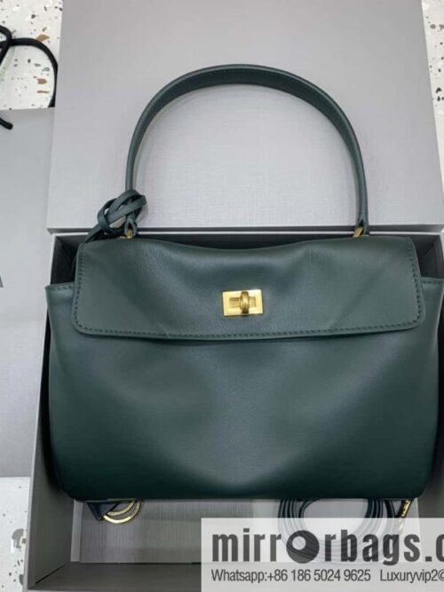 wsxc1741016787078_0-800x800fk4xfo02emm77815_20250630190526.jpg 🖤[Small malachite green 】 𝐁𝐀𝐋𝐄𝐍𝐂𝐈𝐀𝐆𝐀 𝐑𝐎𝐃𝐄𝐎 𝐁𝐀𝐆 series handbag model number: 78972