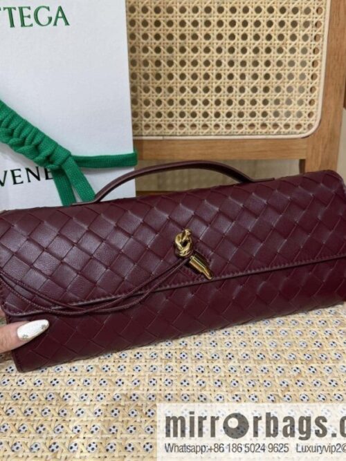 wsxc1741108332825_0-800x800ig203vmzzuf77576_20250630185811.jpg BV Andiamond Clutch 741511 Barolo Burgundy
