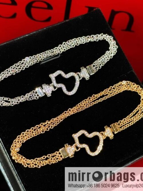 wsxc1741172906233_0-800x800zfpdsnuppi11105_20250625100156.jpg ❗️New ❗️ ☀️ Qeelin Petite Wulu Hollow Gourd Three-layer Bracelet ☀️