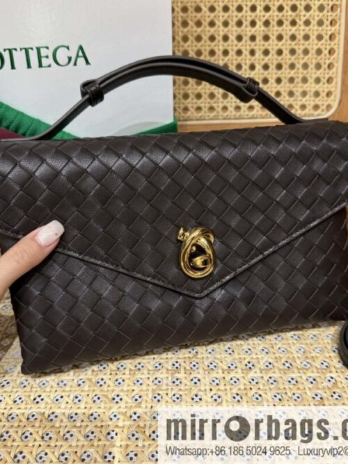 wsxc1743612127785_0-800x800jlblhklf5uo58078_20250630013004.jpg BV Knot Lock Messenger Bag 817191 Chocolate Brown