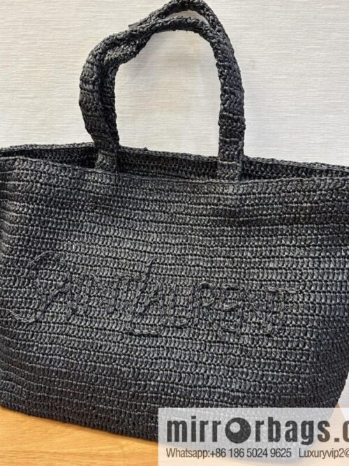wsxc1747316663369_0_jpg-800x800rmr5k4mck4i14092_20250625181420.jpg YSL raffia tote bag _ 776763 black