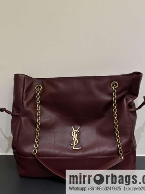 wsxc1747665114782_0_jpg-800x800a4al22qlmnj13536_20250625175831.jpg YSL 𝗝𝗮𝗺𝗶𝗲 𝟰.𝟯 large 𝗣𝗢𝗖𝗛𝗢𝗡_ lucky bag bucket bag 809824 burgundy