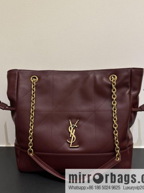 wsxc1747665270046_0_jpg-800x800vgh2zg1vr4c13516_20250625175755.jpg YSL 𝗝𝗮𝗺𝗶𝗲 𝟰.𝟯 small 𝗣𝗢𝗖𝗛𝗢𝗡_ lucky bag bucket bag 833948 burgundy