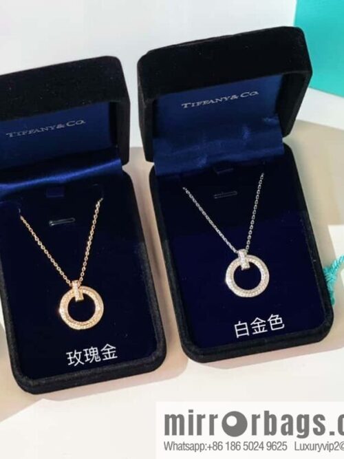 ❗️New ❗️ ☀ Tiffany & co Tiffany T1 Full Diamond Circle Necklace ☀