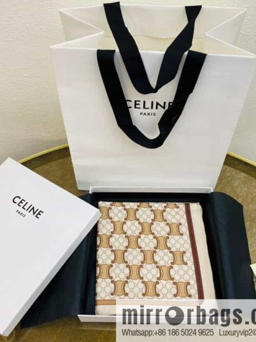 IMG_00230-800x800qvv1zk1cvea112365_20250702110425.jpg CELINE The essence of Celine Arc de Triomphe logo silk square scarf