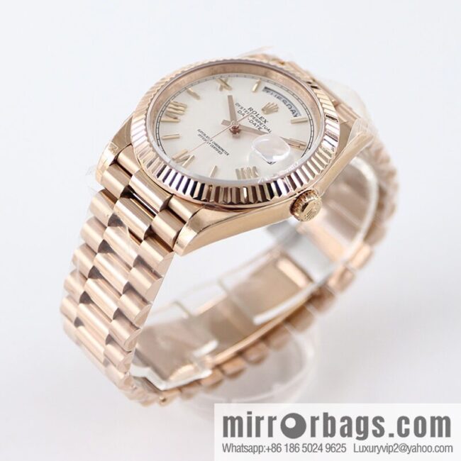 TWS new product, double calendar Rolex week log type, size 40Mm with 2836 automatic mechanical watch