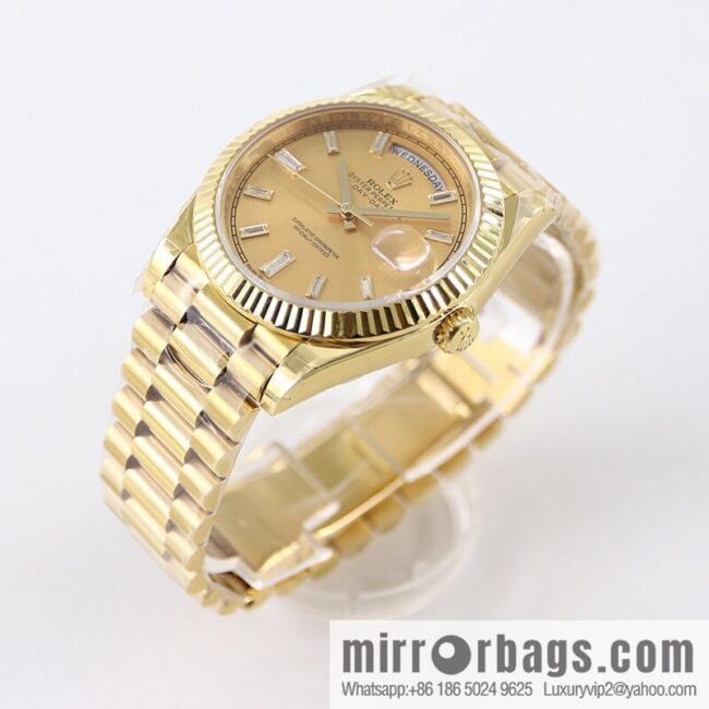 TWS new product, double calendar Rolex week log type, size 40Mm with 2836 automatic mechanical watch