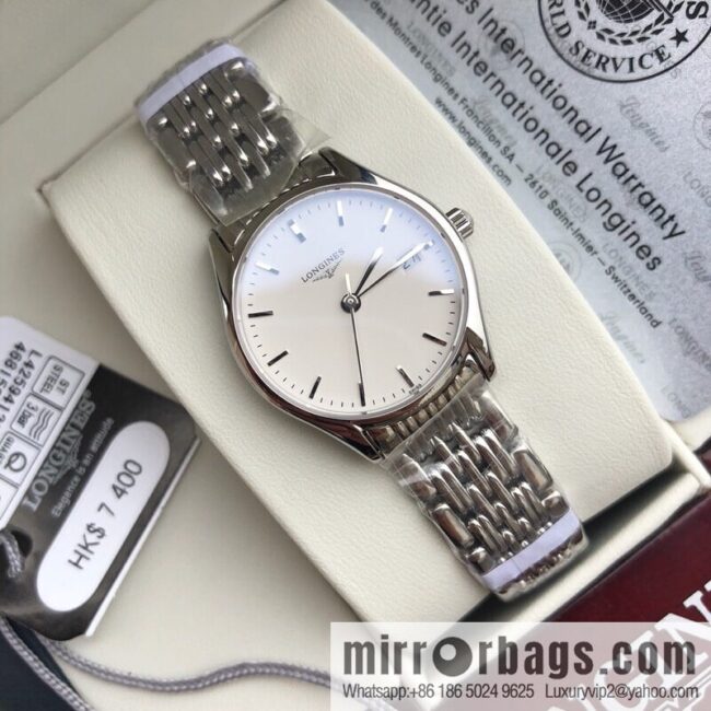 The classic undefeated Longines Luya series - casual fashion couple women\'s quartz watch men\'s 39mm, women\'s 24mm, the same size and price