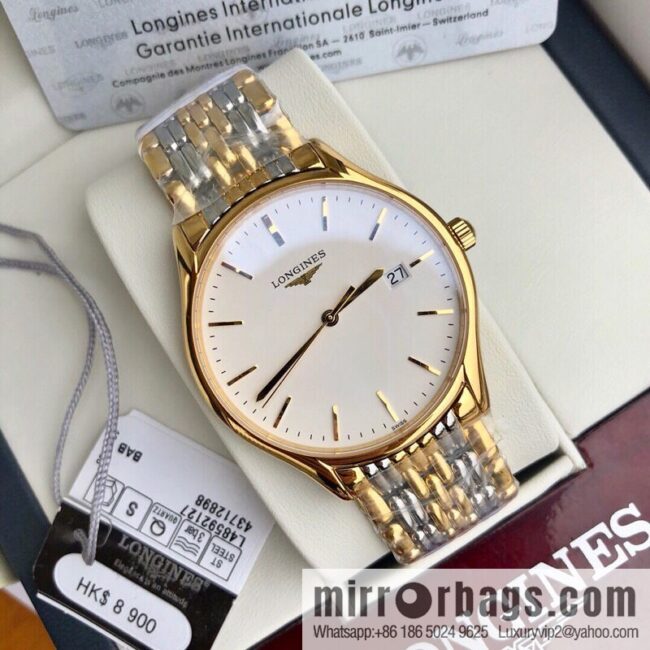 Longines Luya Series - Casual Fashion Couple Ladies Quartz Watch Men\'s 39mm, Women\'s 24mm