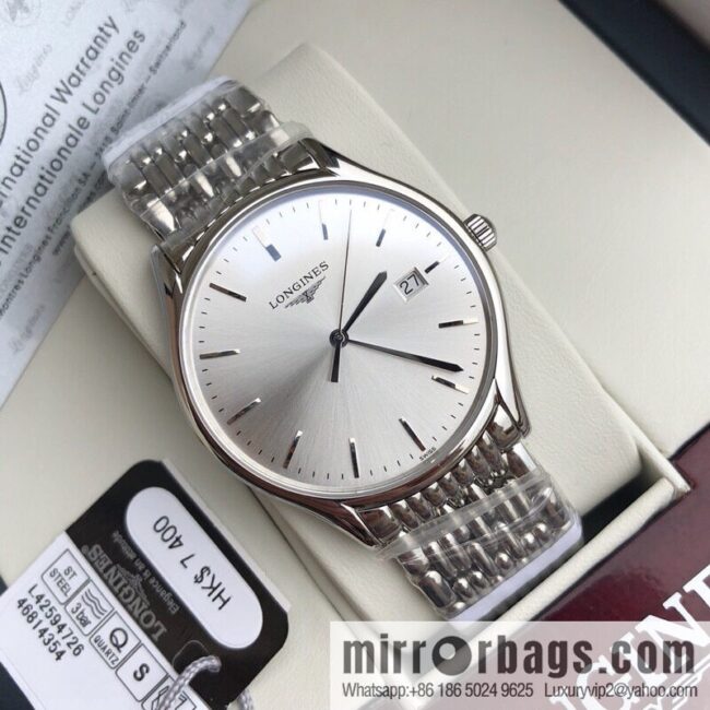 Longines Luya Series - Casual Fashion Couple Ladies Quartz Watch Men\'s 39mm, Women\'s 24mm