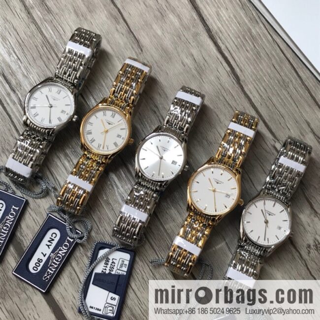 Longines Luya Series - Casual Fashion Couple Ladies Quartz Watch Men\'s 39mm, Women\'s 24mm