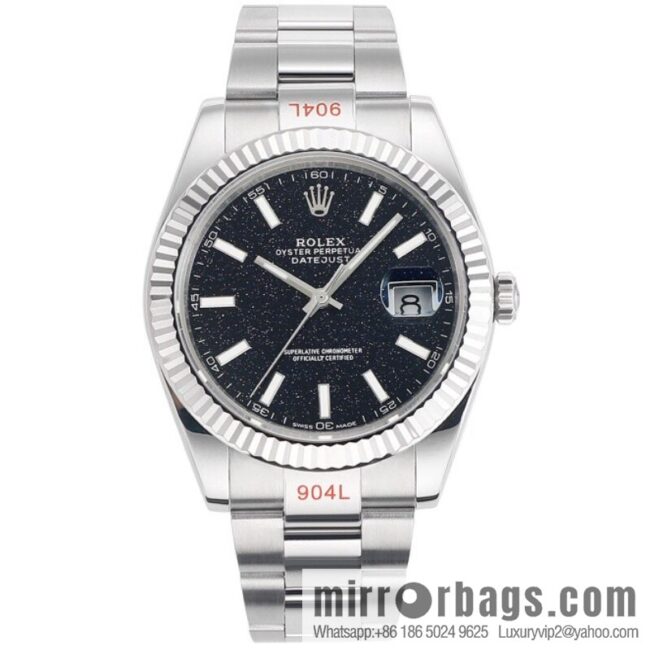 F8 new 🌈 Rolex 41 log natural gemstone plate custom series original size 41mm3235 integrated movement three watches