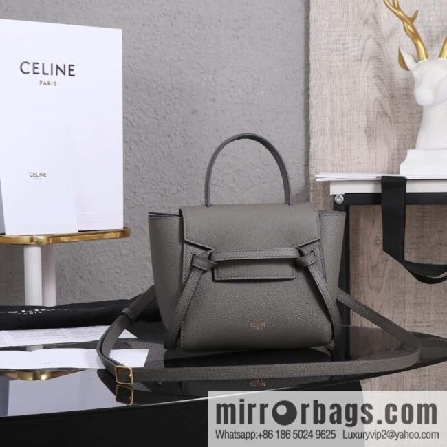 CELINE Belf PICO mini grained calfskin handbag, model 194263