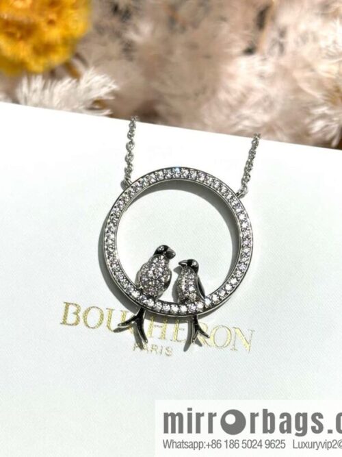 IMG_1442-800x800ngzwbtqt4wk129252_20250702211107.jpg ☀New BOUCHERON/Boucheron Animal Series Flying Swallow Necklace ☀