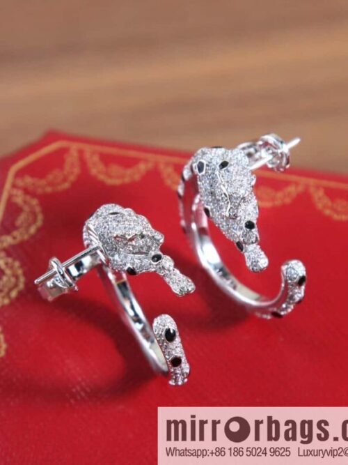 IMG_2031-800x800stv54z1ot1n149025_20250705072634.jpg ☀Cartier Cartier Jungle Series Full Diamond Leopard Ear Shot Earrings Stud Earrings