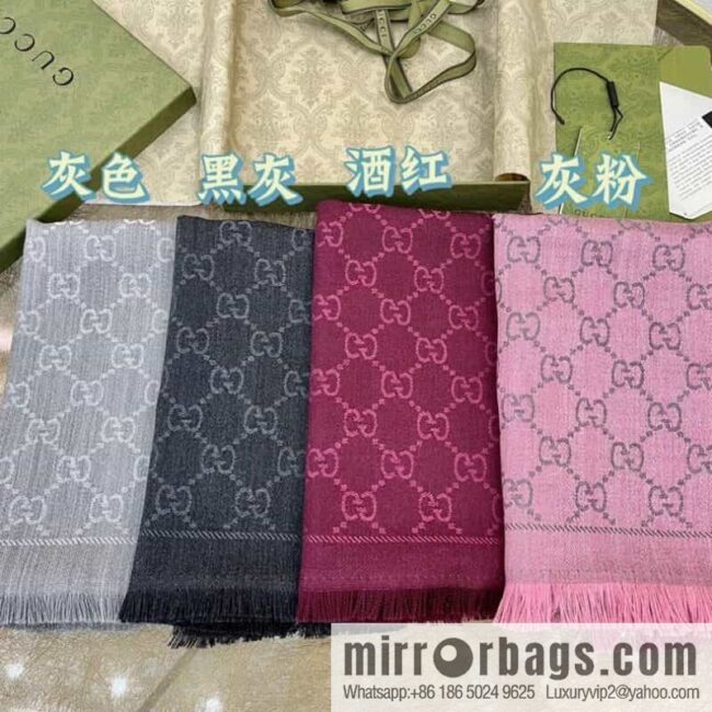 IMG_2265-800x800dbv4kmiads092985_20250702011906.jpg GUCCI Gucci GG Jacquard pattern knitted wool scarf 133483