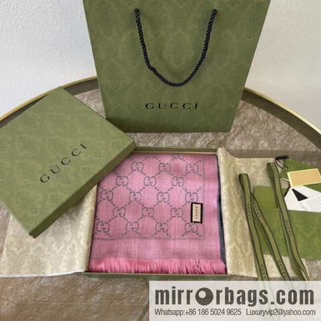 IMG_2297-1-800x800haiou3iyfbu92988_20250702011910.jpg GUCCI Gucci GG Jacquard pattern knitted wool scarf 133483