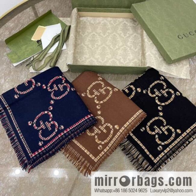 IMG_2382-1-800x800hvhzodpzqkq102628_20250702051555.jpg GUCCI Gucci Classic GG pattern 100% wool long towel