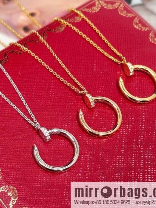 IMG_2583-800x800ypapz0fhjwg80442_20250701190649.jpg ❗New ❗ ☀ one to one Seiko version ☀ Cartier Cartier glossy, full of diamonds, nail necklace ☀