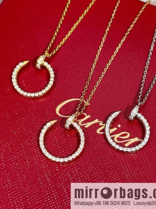 IMG_2598-800x800vzljcxu5bph80422_20250701190616.jpg ❗New ❗ ☀ one to one Seiko version ☀ Cartier Cartier glossy, full of diamonds, nail necklace ☀