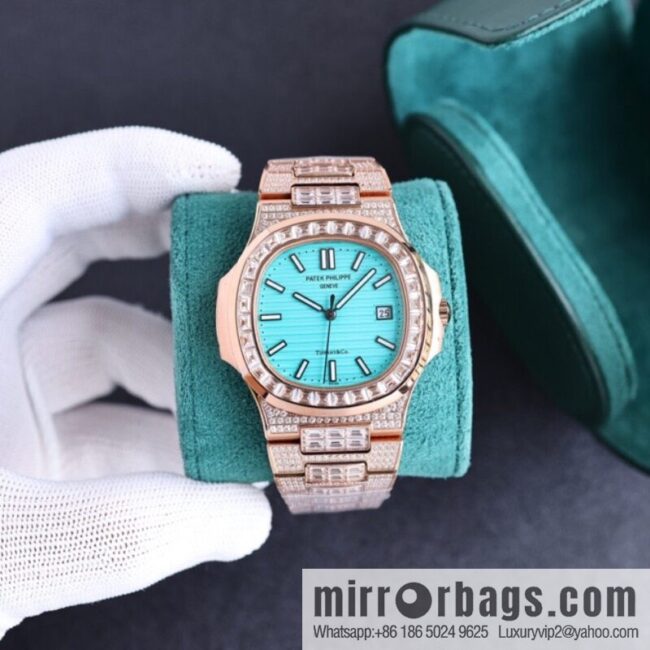 PP Patek. Philippe Nautilus Gypsy Edition New Customized Original 324 Movement Watch