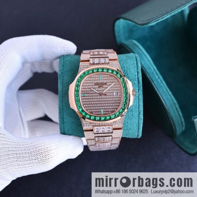 PP Patek. Philippe Nautilus Gypsy Edition New Customized Original 324 Movement Watch