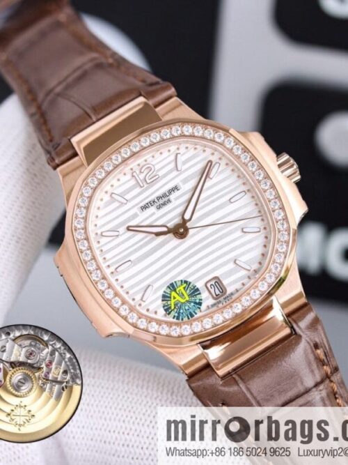 IMG_29740-800x800saj2w2150up87227_20250701222853.jpg Patek Philippe Sports Elegant Nautilus Belt Women\'s Watch PP7118 Customized Edition 9015 Machine Modified Cal.324sc Automatic Movement