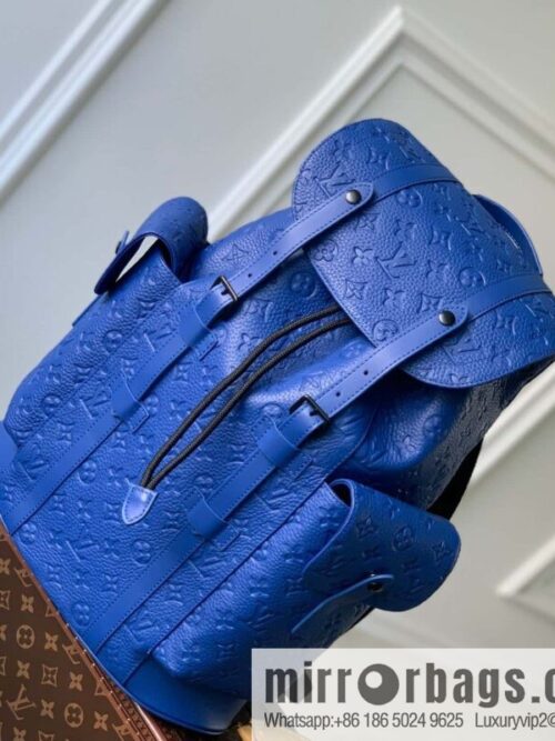 IMG_2989-800x800i0b5onwdyz561031_20250719010330.jpg M21389 blue, full leather backpack series, the new CHRISTOPHER small backpack of the season