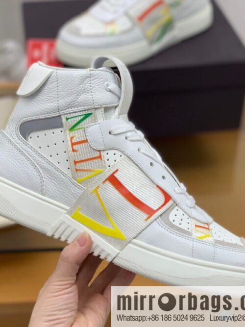 VALENTINO Valentino, six rubber effects VLTN logo straps Unisex His & Hers sneakers