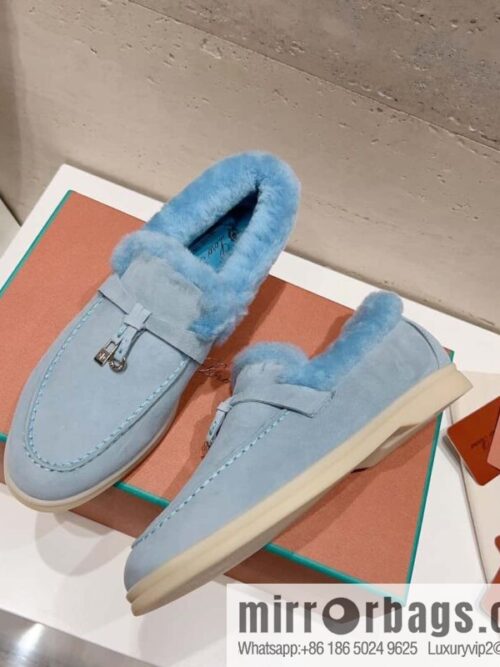 IMG_3720-800x800lxeibl1whgy152968_20250705101641.jpg 🐰🐰Loro Pian * Classic popular LP top version, British tassel flat-bottomed fluffy loafers