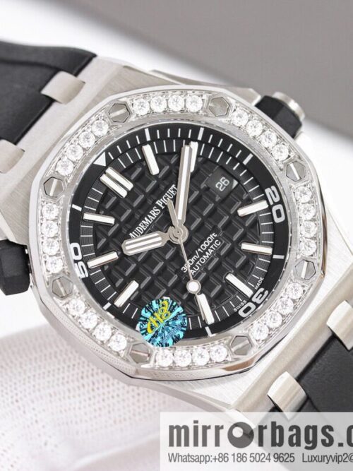 IMG_4049-800x800jk3ppmti1u2106113_20250702064058.jpg Audemars Piguet, Royal Oak 15710 👺 imported 3120 mechanical movement with mozzarella diamond ring