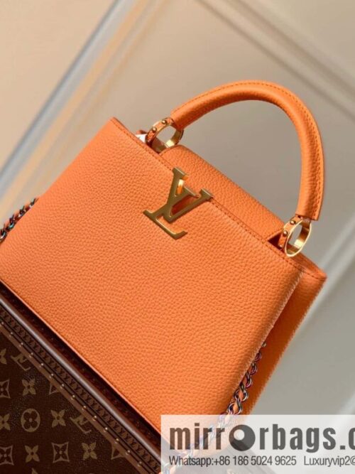 IMG_4082-800x800oub04hhxaq256634_20250719000755.jpg M22055 Coral Orange, Small, this Capucines Mini handbag.