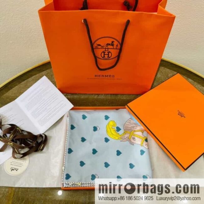 Hermes \"Hermes Afternoon Tea Time Chapter\" silk scarf