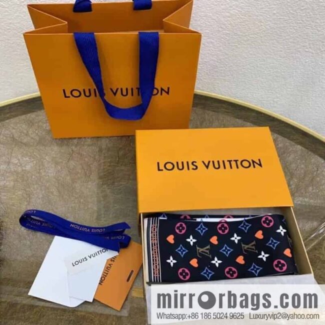 LV Louis Vuitton Monogram 100% silk hair band mp2904