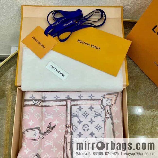 LV Louis Vuitton 100% silk twill scarf M78667 M78666 M70638