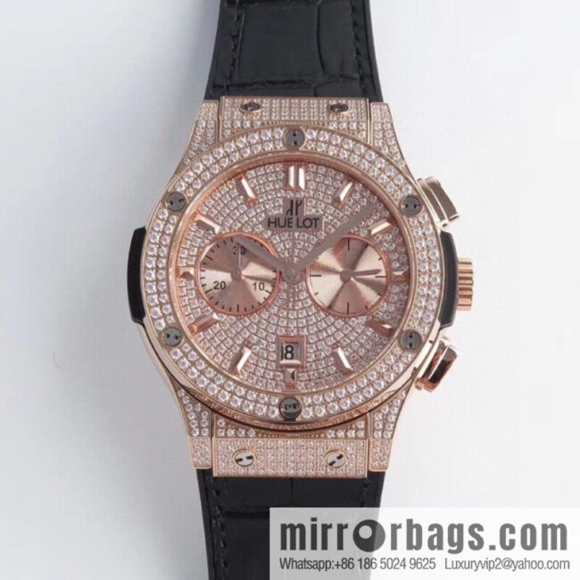 HB Hublot HUBLE 🎮 Classic 7750 three-hand travel time watch