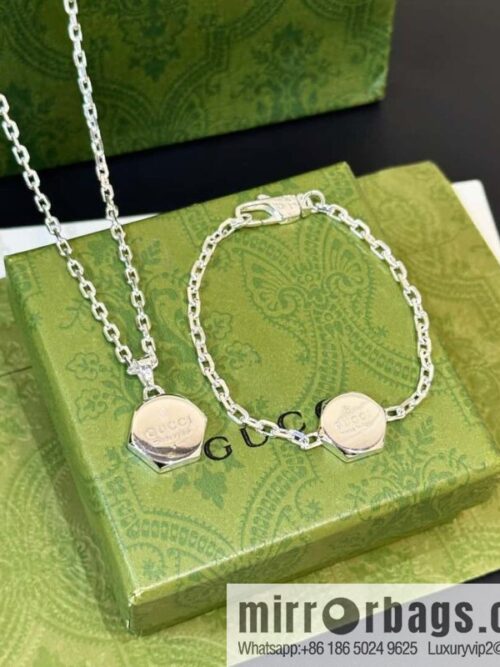IMG_4486-800x800dldtbdydvym124391_20250702181453.jpg ☀New Gucci Gucci hexagonal necklace, bracelet ☀