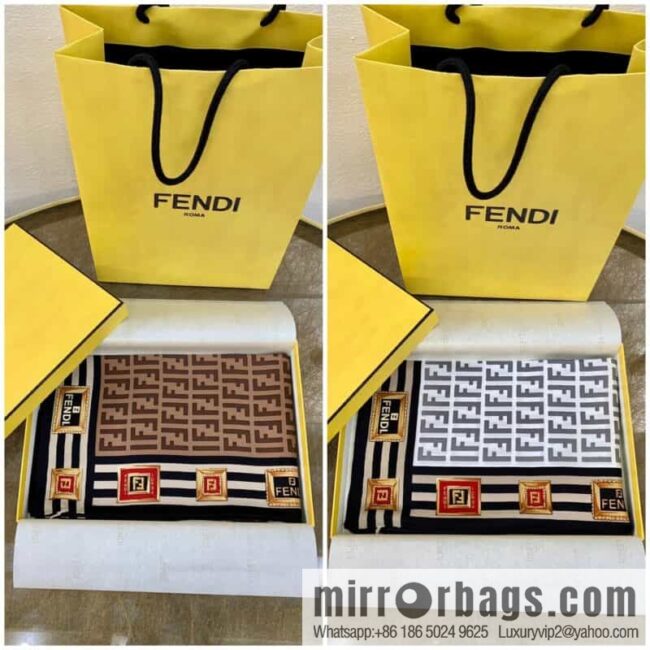Fendi\'s new 100% silk scarf