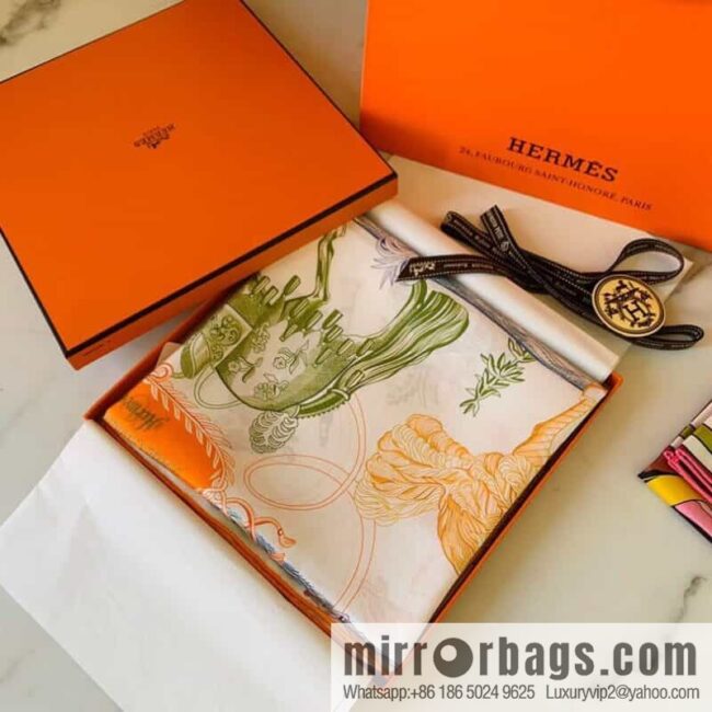 Hermes Magical Horse Rider 100% Silk Scarf
