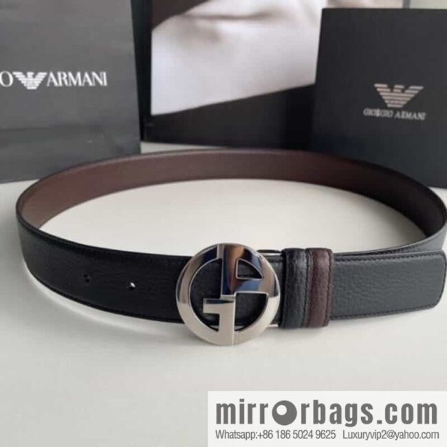 Giorgio Armani (Italy) Men\'s belt width 3.5cm