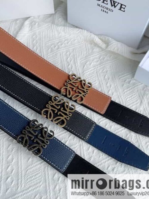 IMG_5563-800x800ionrcl1emro81700_20250701194540.jpg LOEWE, logo metal buckle retro double-sided cowhide belt 4.0