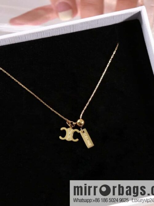 IMG_5597-800x8001hnjt40gx0n144803_20250705044954.jpg ❗️New ❗️ ☀️ New ☑️ Celine tassel Arc de Triomphe necklace ☀️