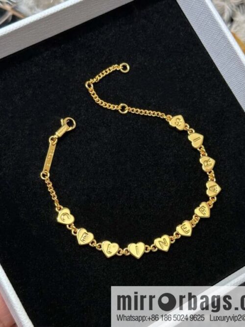 IMG_6659-800x8000vrq5hu2bg0111816_20250702085203.jpg ❗️New ❗️ ☀️ New ☑️ Celine double peach heart love ❤️ bracelet ☀️