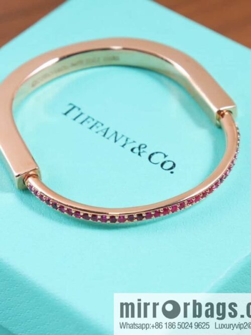 IMG_6803-800x800zjjaiys0txn135955_20250704222205.jpg ☀️Tiffany Lock Pink Diamond Half Diamond Lock Head Bracelet Bracelet ☀️