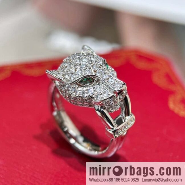 IMG_7035-800x800yzvm41wy2d0111444_20250702083904.jpg ❗️New ❗️ ☀️ original order ☀️ Cartier PANTHÜRE DECARTIER jungle series full of diamonds leopard ring ☀️