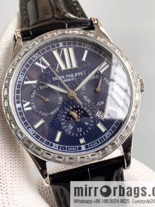 IMG_7044-800x800ngjmvhw1jzx88719_20250701231610.jpg Patek Philippe Complex Series Six-Pin Men\'s Watch Original Imported 9100 Weeks and Months Moon Phase Kinetic Energy Function Movement Mechanical Watch